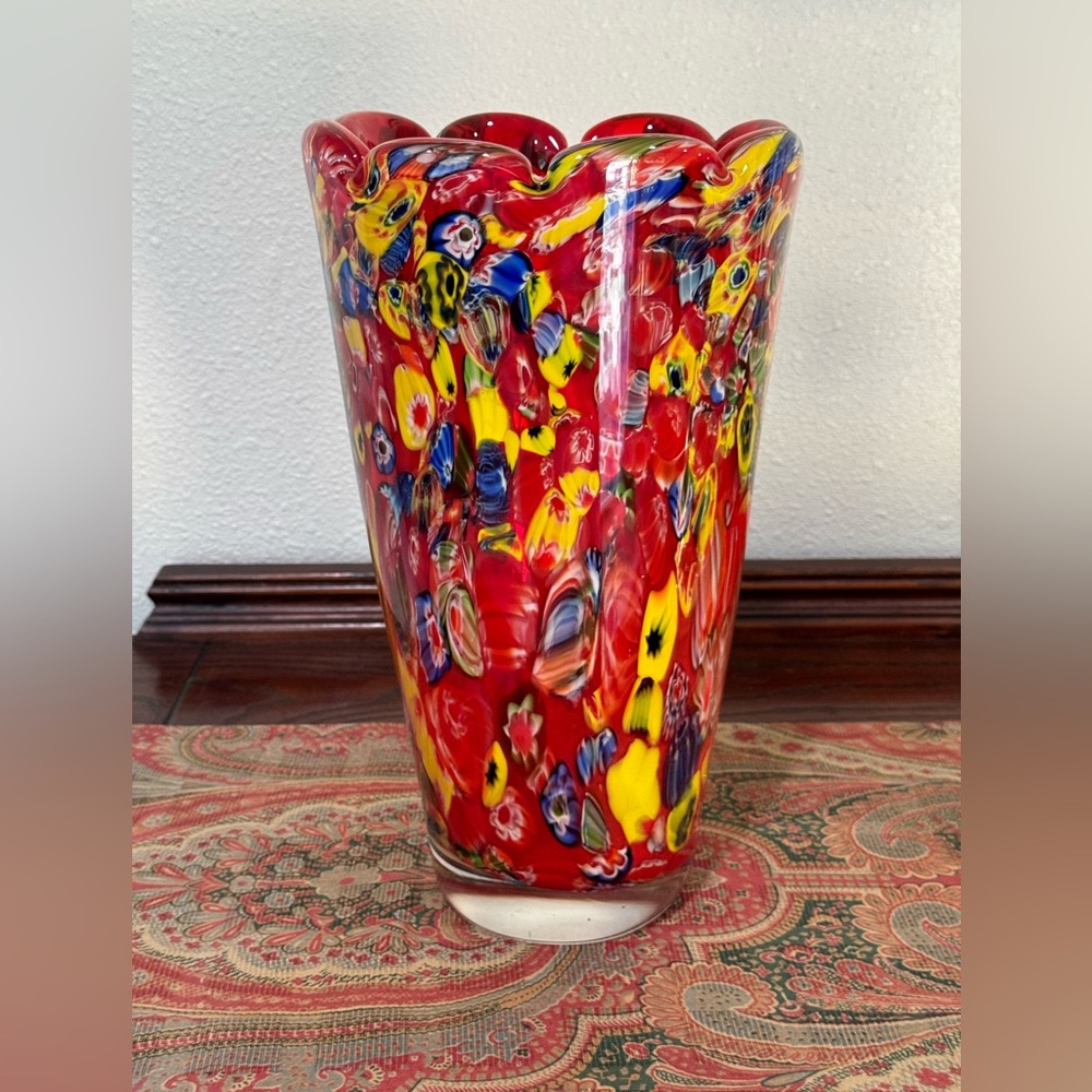 Murano? Glass vase